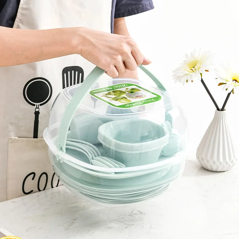 Outdoor Portable Plastic Table - огляд і ціна Camping Cooking Dining Set