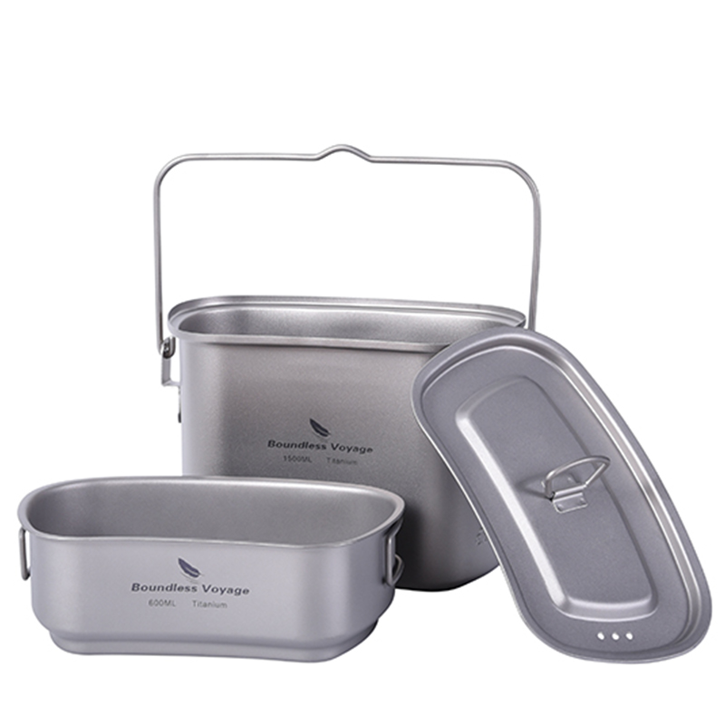 1.5L Outdoor Military Canteen  - огляд і ціна Camping Cooking Container