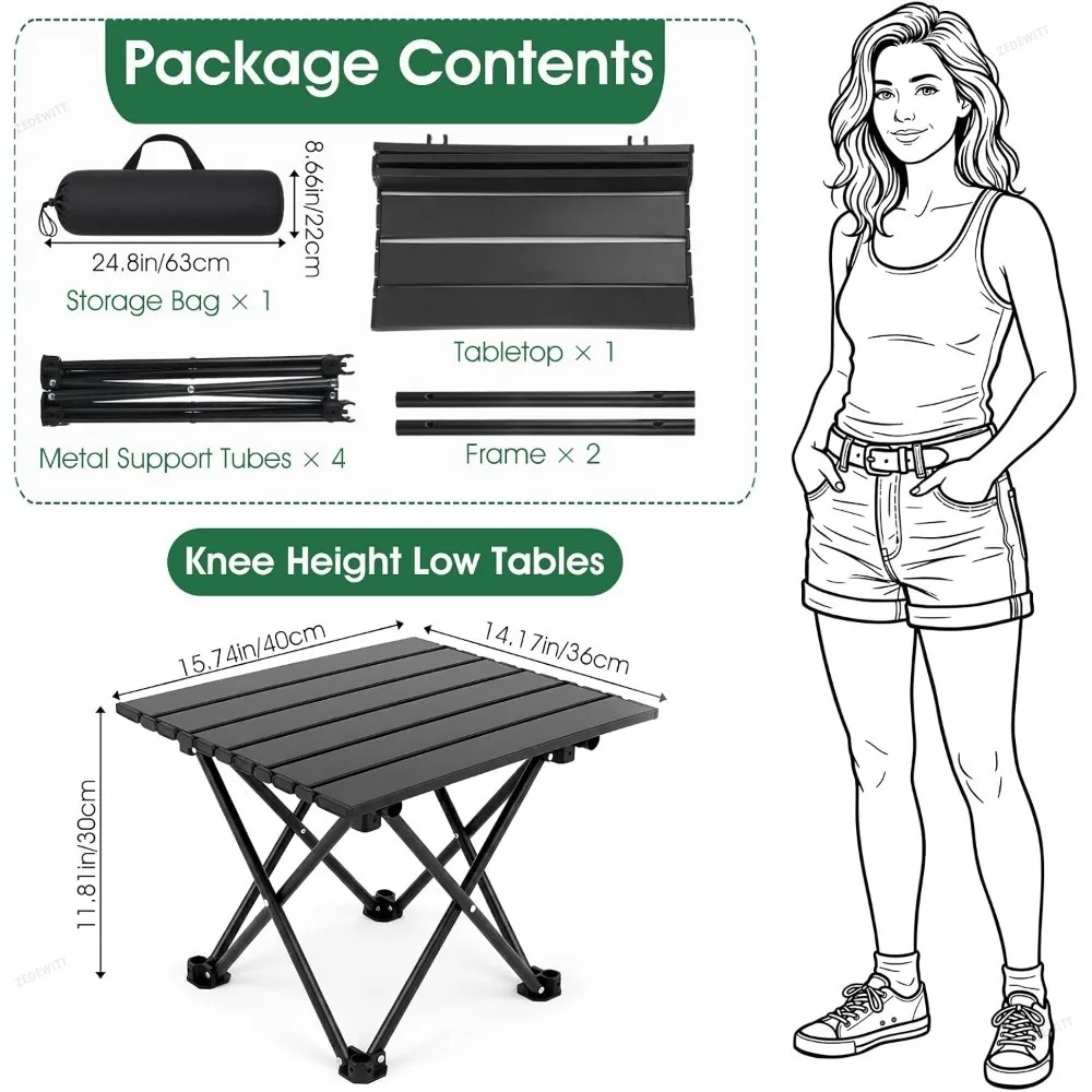 1/2PCS Camping Side Table Fold - огляд і ціна Camping Cooking Table