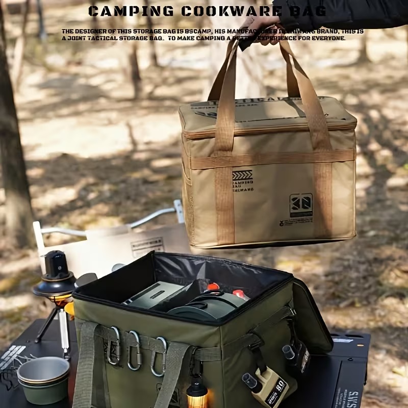 Heavy-Duty Large Capacity Camp - огляд і ціна Camping Cooking Organizer