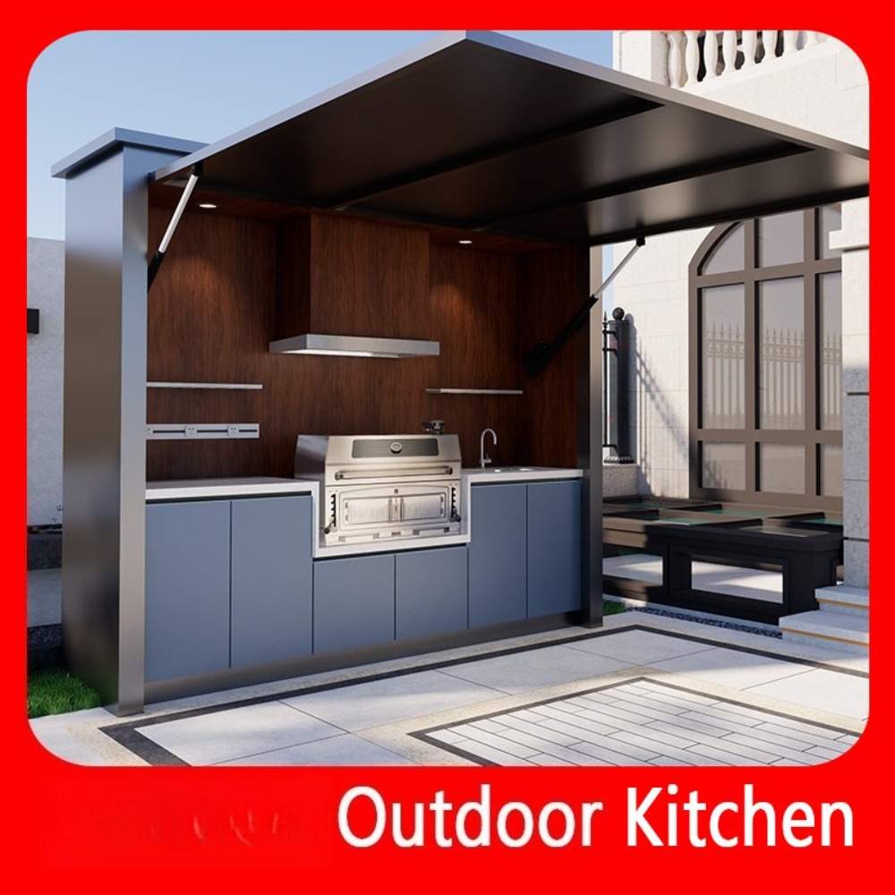#Mobile Outdoor Kitchen Island - огляд і ціна Camping Cooking Dining Set